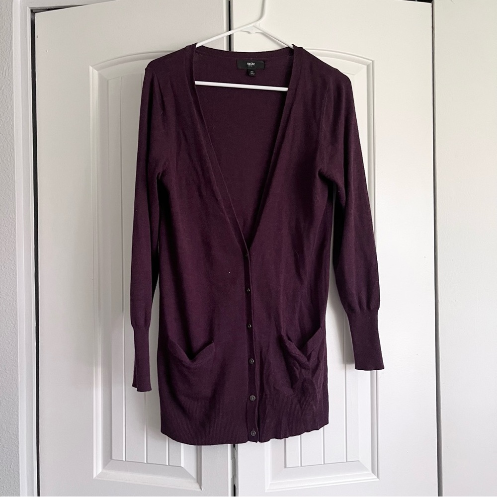 MOSSIMO v-neck tunic cardigan
